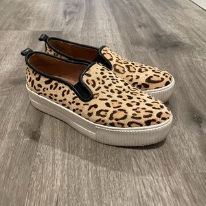 Halogen Baylee Platform Leopard Sneakers Size 5